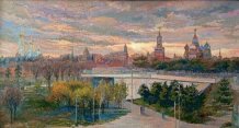 Картина " Вид на Кремль "