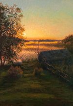 Картина " Лонгасы, закат. "