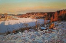 Картина " Тени на реке "